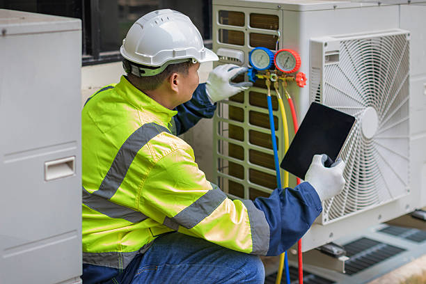 Professional Heat Pump Repair technician working in Finland, MN
